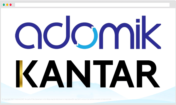 Adomik et Kantar Offremedia