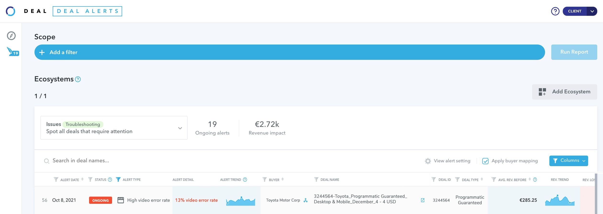 Deal Alerts High Video error rate