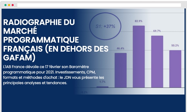 JDN - marche programmatique france Adomik Adtech news