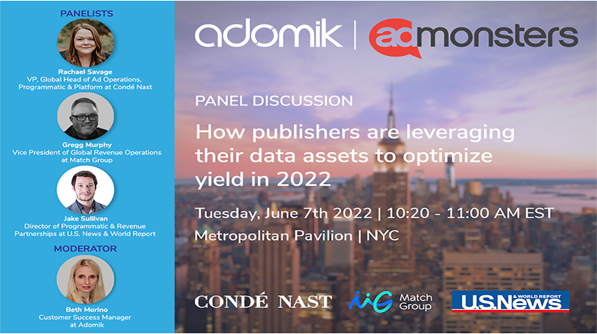  Adomik Panel Discussion at AdMonsters Ops Conference 2022 in NY