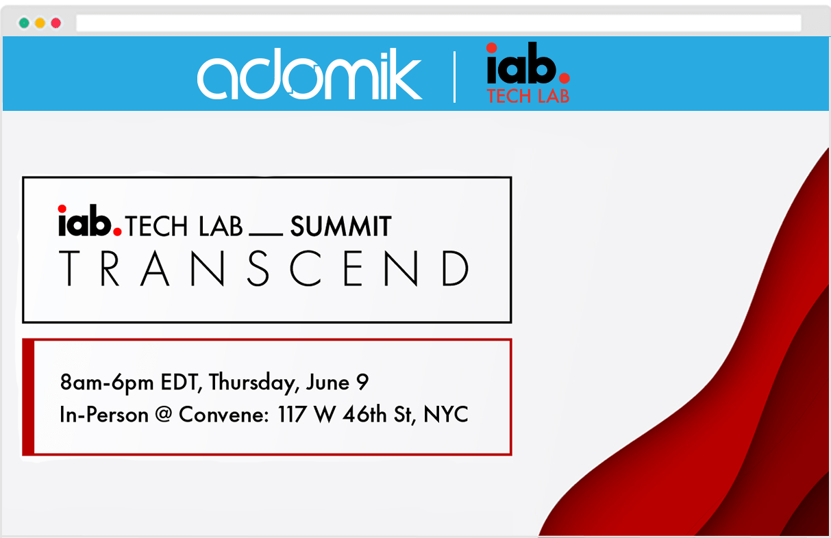 IAB Tech Lab Summit 2022 AdTech events - Adomik